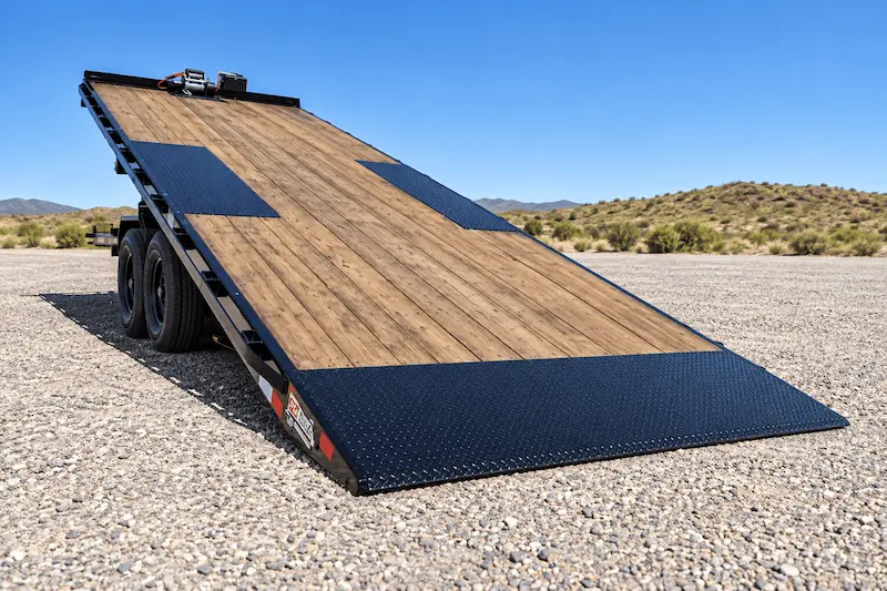 Tilt Trailers for rent at Eastvale Trailers